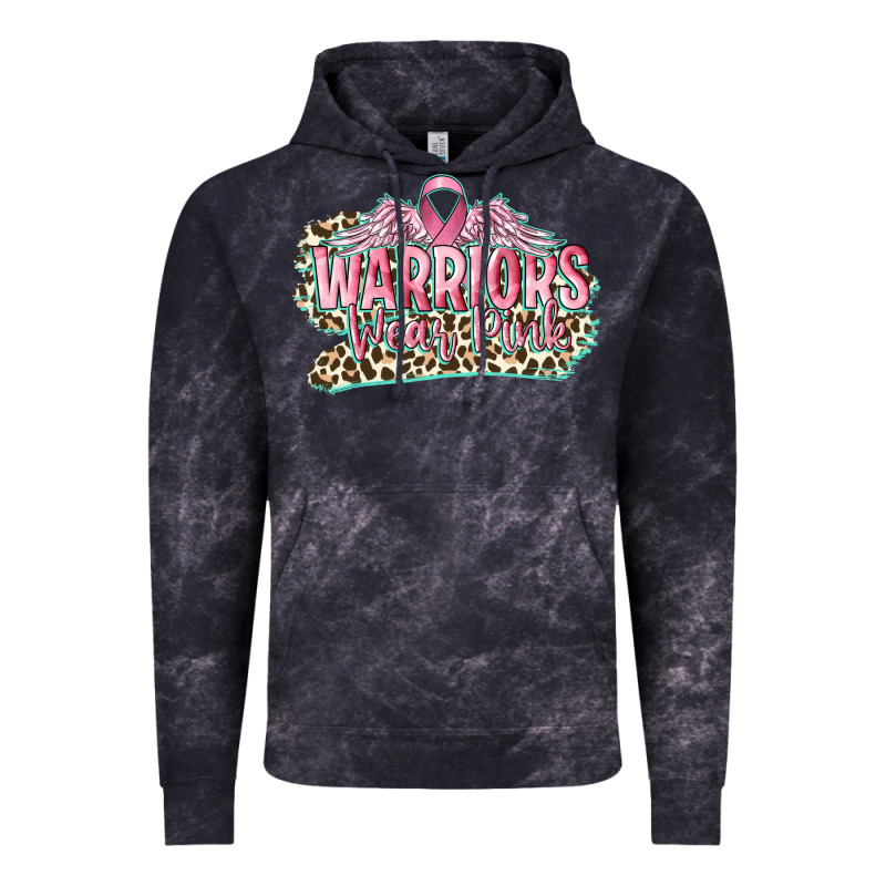 Warriors Wear Pink Breast Cancer Vintage Hoodie by CowGirlArtShop | Teevron