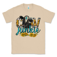 Mushroom Cow Junkie with Cow Classic Tee - texasbilliewilder