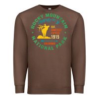 Chestnut womens rocky mountain national park hiking travel souvenir novelty v n Premium Sweatshirt - trangStudio