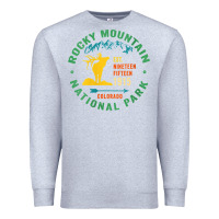 Heather Grey womens rocky mountain national park hiking travel souvenir novelty v n Premium Sweatshirt - trangStudio