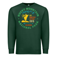 Sports Green womens rocky mountain national park hiking travel souvenir novelty v n Premium Sweatshirt - trangStudio