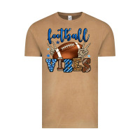 Vintage Camel Football vibes blue and grey team color Vintage Tee - HowdyJamesFarm