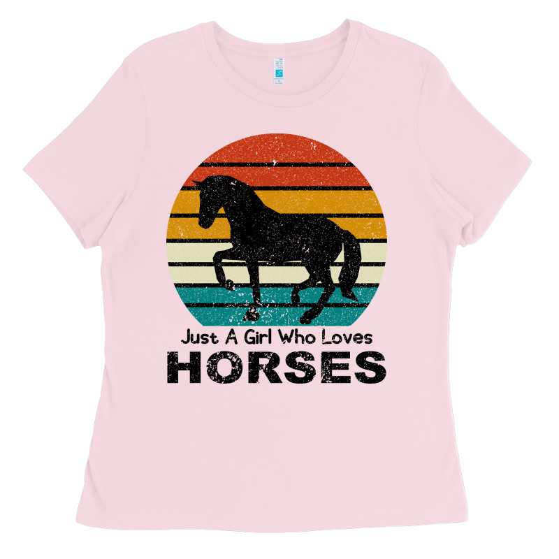 Just A Girl Who Loves Horses Ladies Tee by Bettercallsaul | Teevron