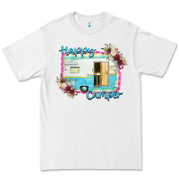 White Happy Camper Premium Tee - Bettercallsaul