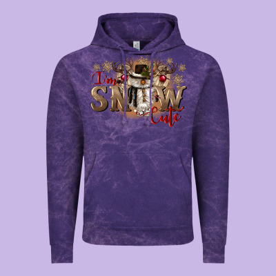 Im Snow Cute Vintage Hoodie Designed By Cowgirlartshop