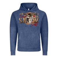Vintage Denim im snow cute Vintage Hoodie - CowGirlArtShop