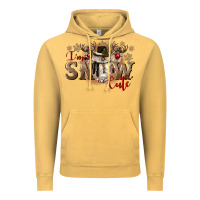 Vintage Mustard im snow cute Vintage Hoodie - CowGirlArtShop