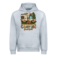 Heather Grey if i am drunk its my camping friends fault Urban Hoodie - AdoDesignShop