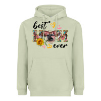 Matcha best mom ever with cow Heavyweight Hoodie - Artiststas