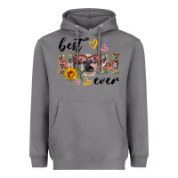 Best Mom Ever With Cow Heavyweight Hoodie | Teevron