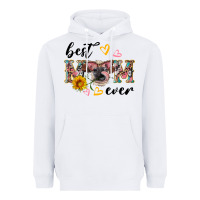 White best mom ever with cow Heavyweight Hoodie - Artiststas