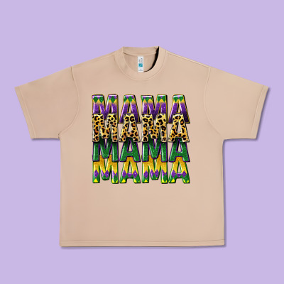 Mama Mardi Gras Urban Heavy Tee Designed By Cowgirlartshop