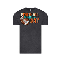 Vintage Black Football kinda day Vintage Tee - HowdyJamesFarm