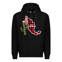 Black Merry Christmas Premium Hoodie - CowhideDigitalArt