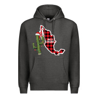 Charcoal Heather Merry Christmas Premium Hoodie - CowhideDigitalArt