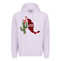 Lilac Merry Christmas Premium Hoodie - CowhideDigitalArt