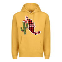 Mustard Merry Christmas Premium Hoodie - CowhideDigitalArt