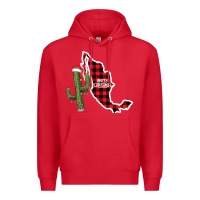Red Merry Christmas Premium Hoodie - CowhideDigitalArt