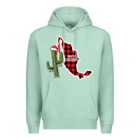 Seafoam Merry Christmas Premium Hoodie - CowhideDigitalArt