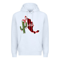 White Merry Christmas Premium Hoodie - CowhideDigitalArt