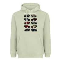Matcha BJ4 FJ40 Landcruiser all colors T-Shirt Birthday Gift Heavyweight Hoodie - trangStudio