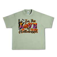 Oil Green For The Love Of Halloween Urban Heavy Tee - RanaPortraitStore