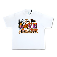 White For The Love Of Halloween Urban Heavy Tee - RanaPortraitStore