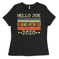 Black Hello Joe Biden 2020 Ladies Tee - Bettercallsaul
