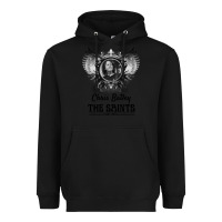 Black Chris Bailey Heavyweight Hoodie - FloraArt