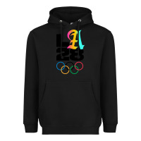 Black 2028 summer olympics Heavyweight Hoodie - FloraArt