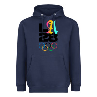 Navy 2028 summer olympics Heavyweight Hoodie - FloraArt