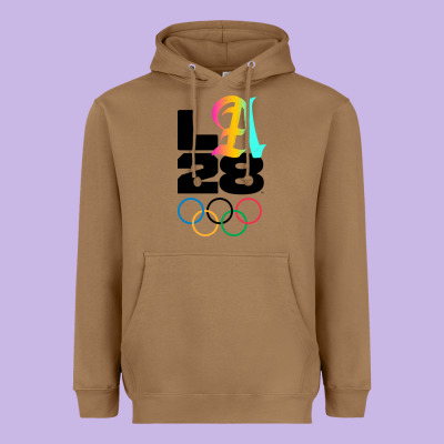 2028 Summer Olympics Heavyweight Hoodie Designed By Floraart