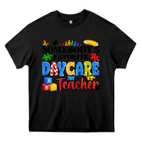Black somebody's favorite daycare teacher Heavy Core Tee - Artiststas
