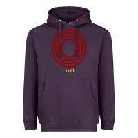 Plum K Love 0 Heavyweight Hoodie - FloraArt