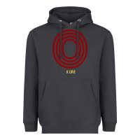 Smoke K Love 0 Heavyweight Hoodie - FloraArt