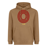 Toasted Coconut K Love 0 Heavyweight Hoodie - FloraArt