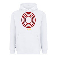 White K Love 0 Heavyweight Hoodie - FloraArt