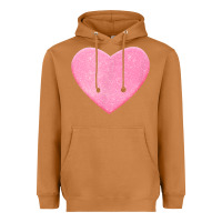 Meerkat Valentines Pink Heart Heavyweight Hoodie - FloraArt