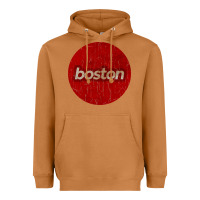Meerkat boston   simple red circle vintage Heavyweight Hoodie - FloraArt