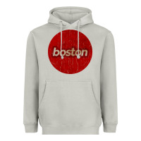 Moon Dust boston   simple red circle vintage Heavyweight Hoodie - FloraArt