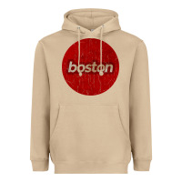 Mushroom boston   simple red circle vintage Heavyweight Hoodie - FloraArt