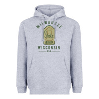 Heather Grey shotz beer worn Heavyweight Hoodie - FloraArt