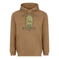 Toasted Coconut shotz beer worn Heavyweight Hoodie - FloraArt