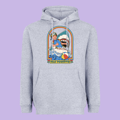Stay Positive Classic Heavyweight Hoodie Designed By Floraart