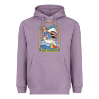 Lavender Stay Positive Classic Heavyweight Hoodie - FloraArt
