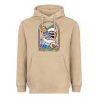 Mushroom Stay Positive Classic Heavyweight Hoodie - FloraArt
