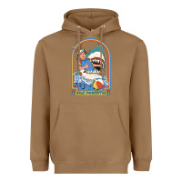 Toasted Coconut Stay Positive Classic Heavyweight Hoodie - FloraArt