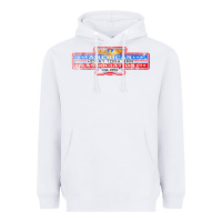 White the american honky tonk bar association, distressed   garth brooks Heavyweight Hoodie - FloraArt