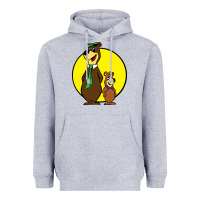 Heather Grey boo boo Heavyweight Hoodie - FloraArt
