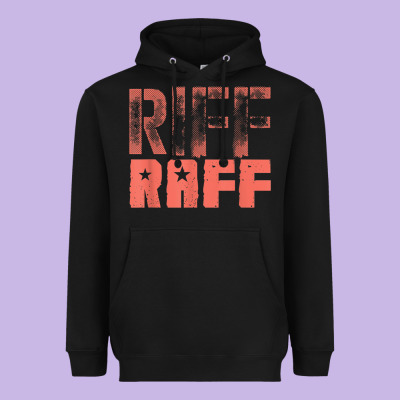 Riff Raff, Retro, Punk, Grunge. Shabby Style T Shi Heavyweight Hoodie Designed By Floraart